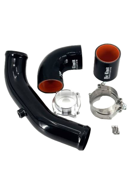 No Limit Fabrication | 2011-2016 Ford 6.7L Power Stroke Cold Side Intercooler Pipe Kit - Black