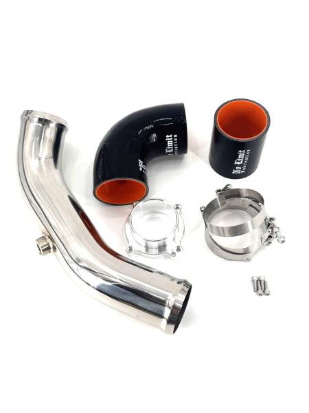 No Limit Fabrication | 2011-2016 Ford 6.7L Power Stroke Cold Side Intercooler Pipe Kit - Polished