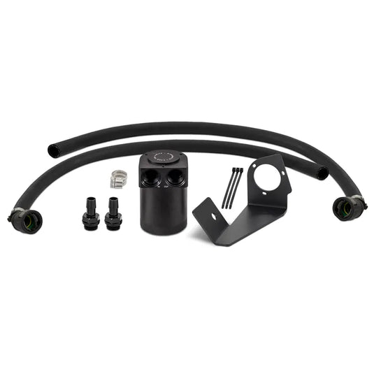 Mishimoto | 2025-2026 Dodge Ram 1500 3.0L Hurricane Baffled Oil Catch Can Kit - Black