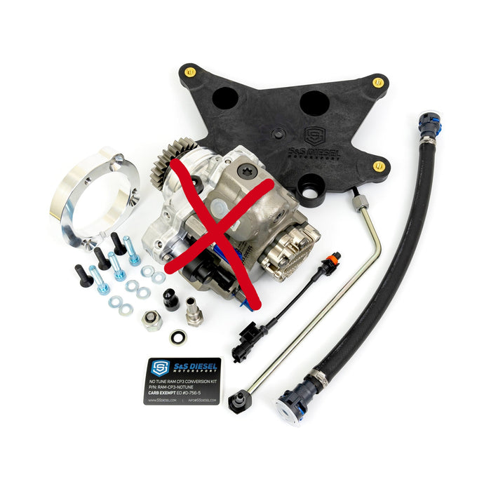 S&S Diesel | 2019-2020 Dodge Ram 6.7L Cummins CP4 To CP3 Conversion Kit - Install Kit Only