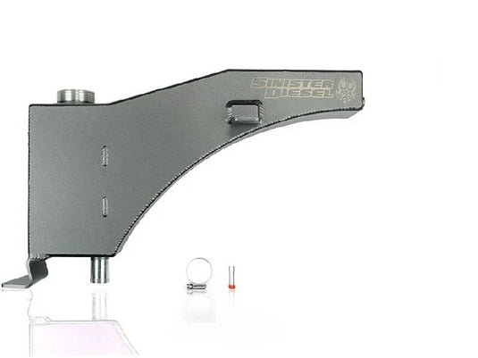 Sinister Diesel | 1999.5-2003 Ford 7.3L Power Stroke Coolant Reservoir (Degas) Without Cap - Gray