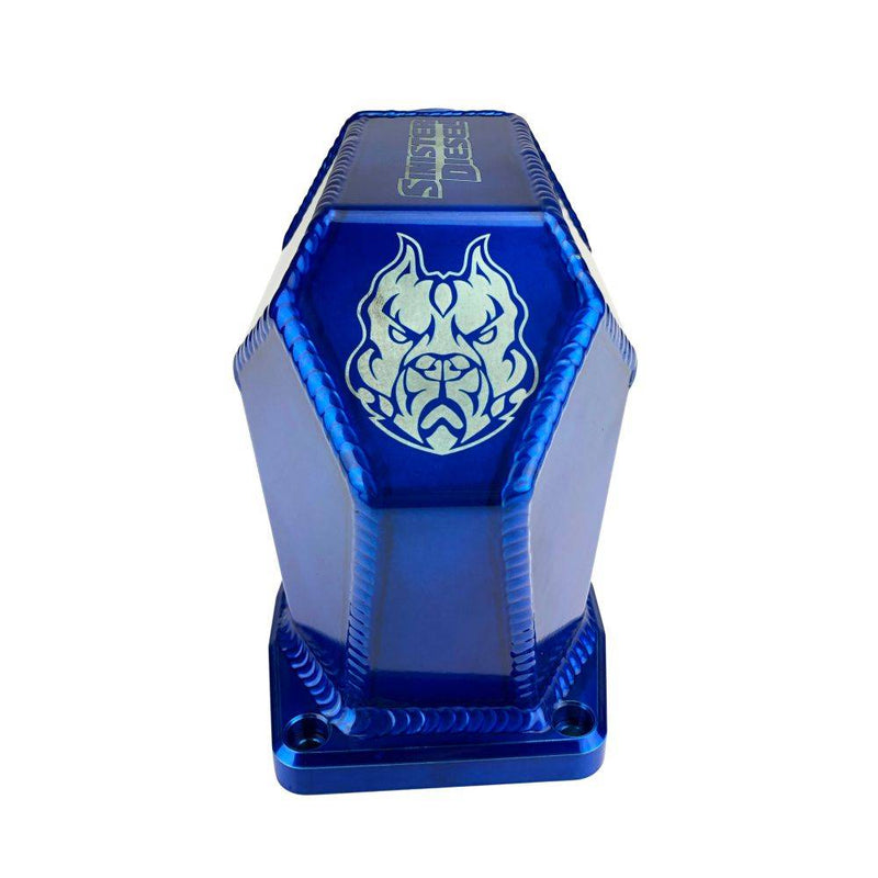 Load image into Gallery viewer, Sinister Diesel | 2003-2007 Ford 6.0L Power Stroke Hexagon Intake Elbow Without Bungs
