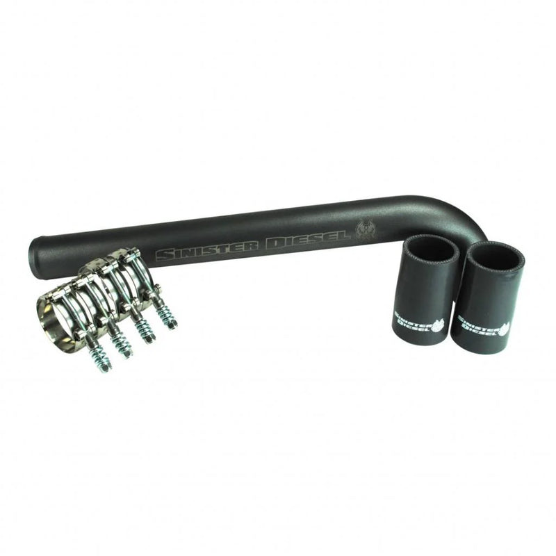 Load image into Gallery viewer, Sinister Diesel | 2019-2020 Dodge Ram 6.7L Cummins (Standard Output Engine) Radiator Pipe - Gray
