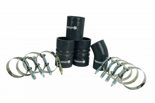 Sinister Diesel | 2003-2007 Ford 6.0L Power Stroke Single Alternator Charge Pipe Kit - Gray