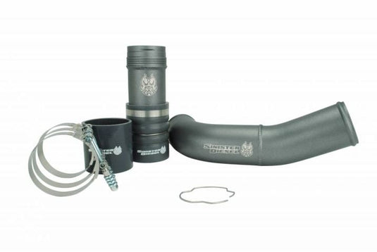 Sinister Diesel | 2017-2021 Ford 6.7L Power Stroke Charge Pipe Kit - Gray
