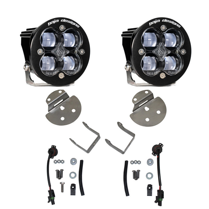 Baja Designs | 2015-2019 GM Canyon / Colorado / HD Sierra / HD Silverado Clear SAE Fog Light Pocket Kit