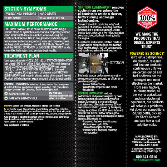 Hot Shot's Secret | The Original Stiction Eliminator - 2 Quart