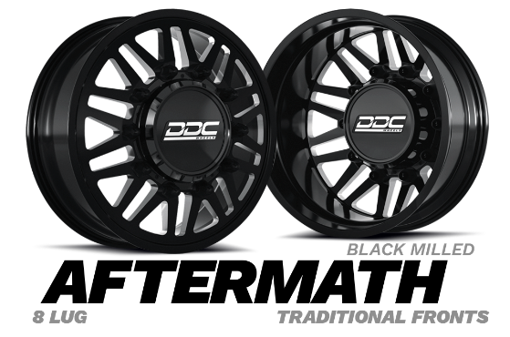Load image into Gallery viewer, DDC Wheels | 20 Inch Forged 8 Lug Dually Wheel Packages
