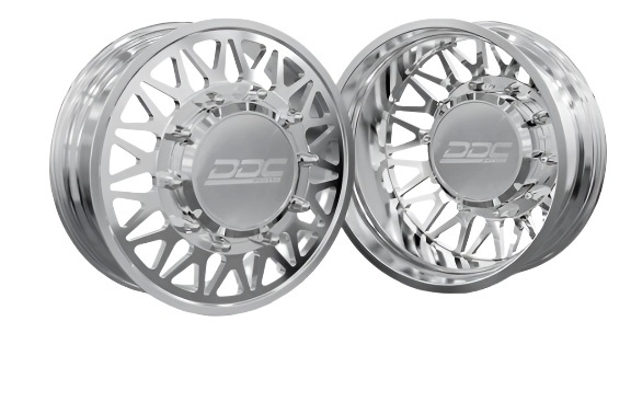 DDC Wheels | 20 Inch Forged 8 Lug Dually Wheel Kit