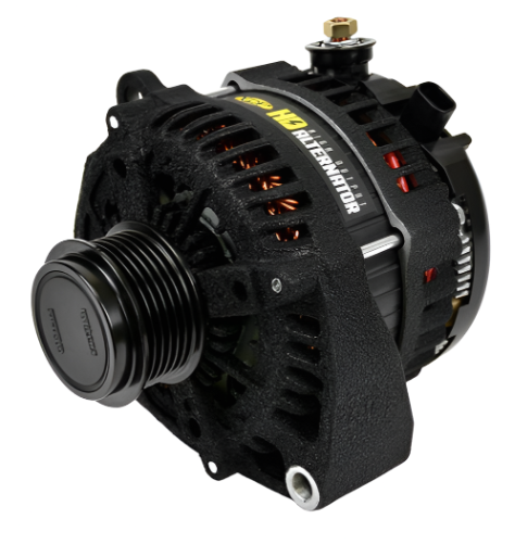 Load image into Gallery viewer, XDP | 2011-2019 GM 6.6L Duramax New Wrinkle Black HD High Output Alternator
