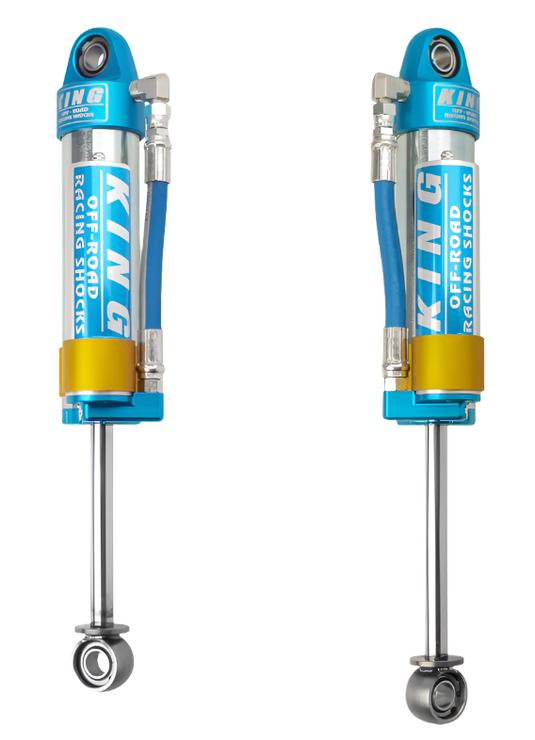 King Shocks | 1996-2004 Toyota Tacoma - 6 Lug - Rear 2.5 Piggy Hose Reservoir Shock - Pair