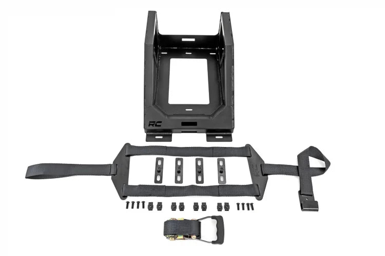 Load image into Gallery viewer, Rough Country | 2020-2024 Jeep Gladiator JT Bed Mount Spare Tire Carrier
