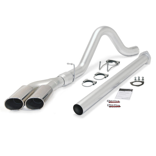 Banks Power 11-13 Ford 6.7L F250-350 Monster Exh Sys - SS Single-Dual Exh w/ Chrome Tips *DISCONTINUED*