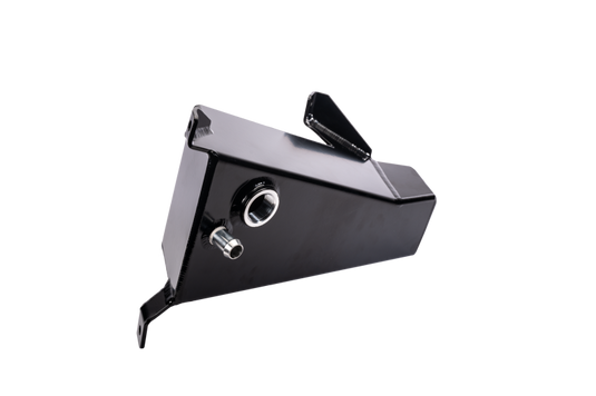 Fleece Performance 19-24 Ram 2500-3500 Cummins 6.7L Aluminum Replacement Coolant Tank (Black)