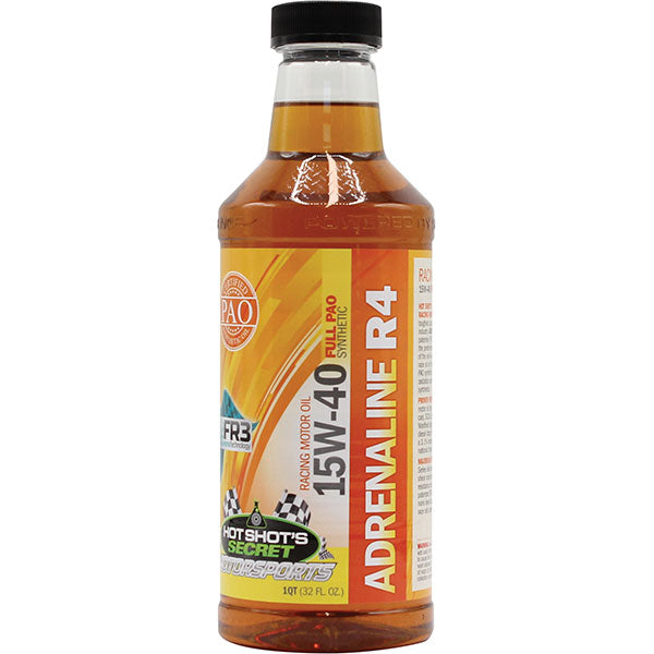Hot Shot's Secret | Adrenaline R-Series Full Synthetic Racing Oil 15W-40 R4 - 1 Quart