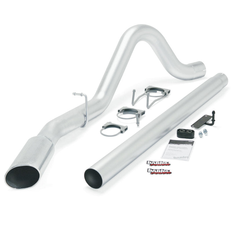 Load image into Gallery viewer, Banks Power 08-10 Ford 6.4L (All W/B) Monster Exhaust System - SS Single Exhaust w/ Chrome Tip *DISCONTINUED*
