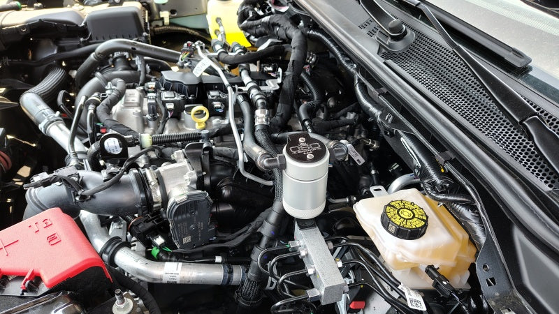 Load image into Gallery viewer, J&amp;L 2025 Ford Bronco 2.3L/ 23-25 Ford Ranger 2.3L Separator 3.0 PCV Side - Clear Anodized
