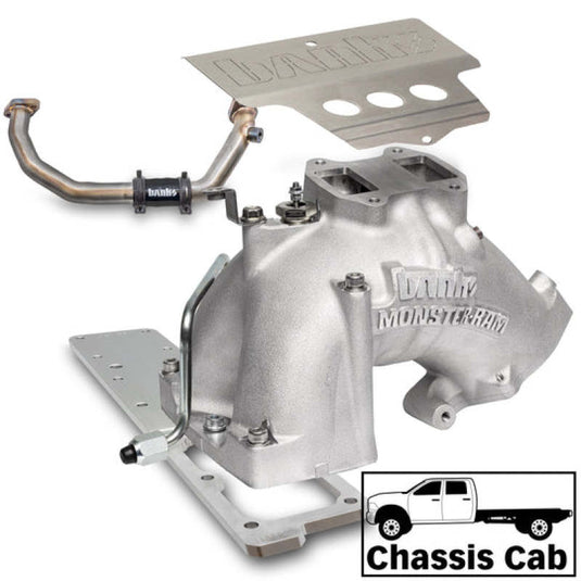 Banks Power | 2019-2024 Dodge Ram 6.7L Cummins Cab & Chassis Monster-Ram Intake System With Fuel Line - Natural With Heater System