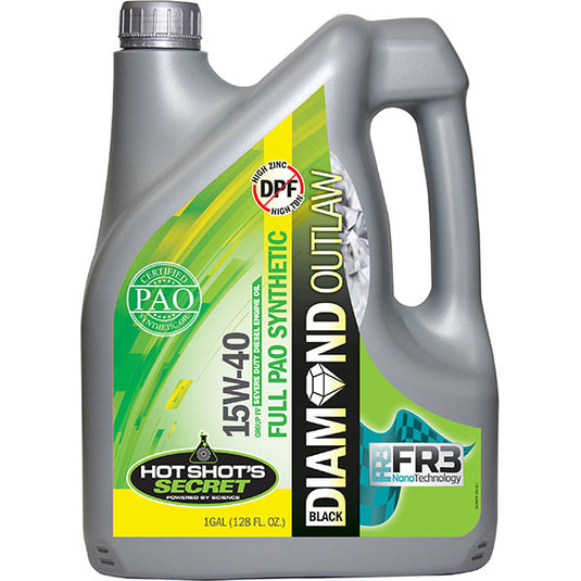 Hot Shot's Secret | Black Diamond Outlaw Full Synthetic 15W-40 Engine Oil - 1 Gallon