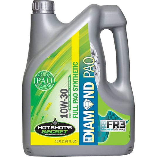 Hot Shot's Secret | Blue Diamond PAO Full Synthetic 10W-30 Engine Oil - 1 Gallon