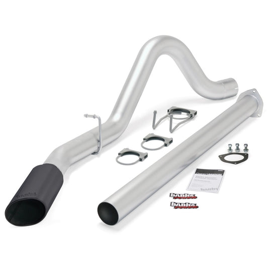 Banks Power 15 Ford 6.7L F250-350-450 CCSB/CCLB SRW Monster Exh Sys - SS Single Exh w/ Black Tip *DISCONTINUED*