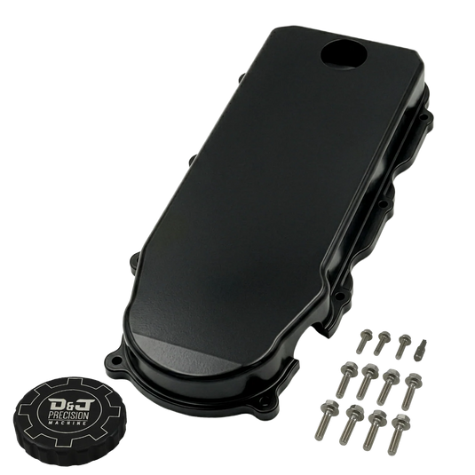 D&J Precision | 2007.5-2024 Dodge Ram 6.7L Cummins Billet Breather Cover - Black
