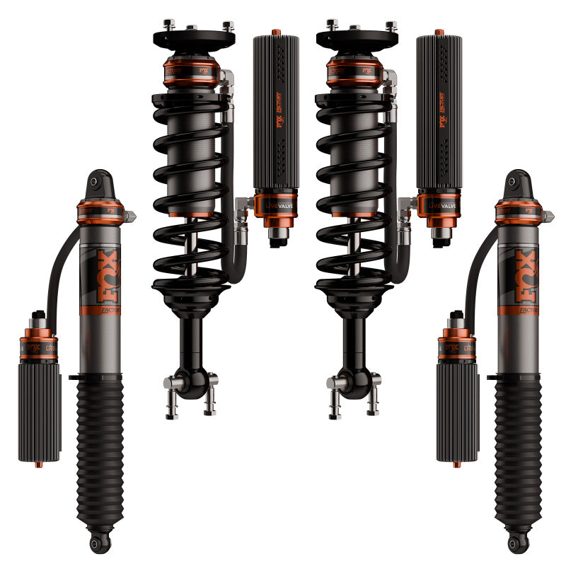 Load image into Gallery viewer, Fox 21-23 Ford F150 Supercrew 3.2 Factory Race Live Valve Front Coilover - 2-2.5in Lift
