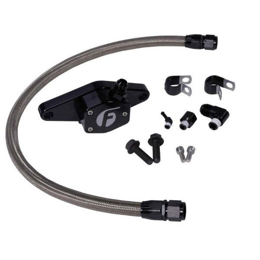 Fleece 1994-1998 Dodge Ram 12V 5.9L Cummins Coolant Bypass Kit With Stainless Steel Braided Line FPE-CLNTBYPS-CUMMINS-12V-SS