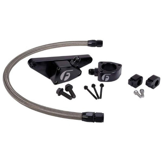 Fleece 2003-2007 Dodge Ram 5.9L Cummins Manual Trans Coolant Bypass Kit - Stainless Steel Braided Line FPE-CLNTBYPS-CUMMINS-MAN-SS