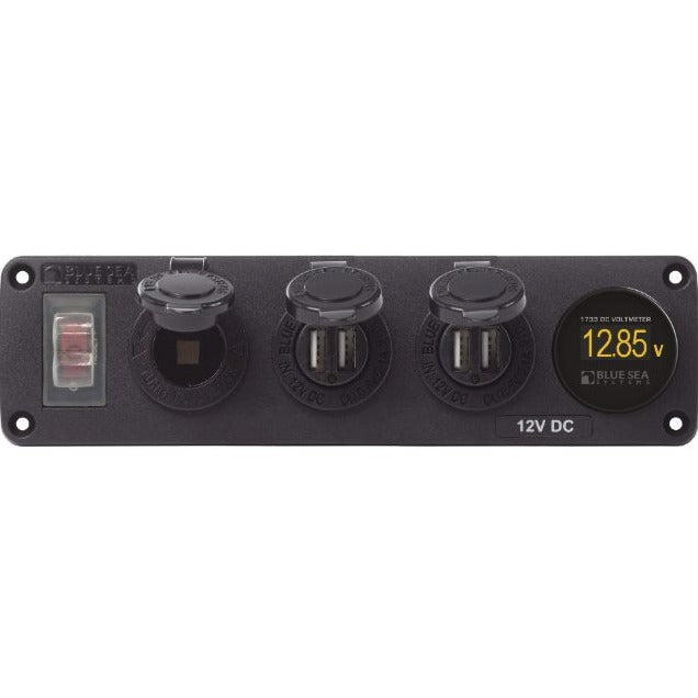 Load image into Gallery viewer, Genesis Offroad Four Socket Accessory Panel 171-12VP-4
