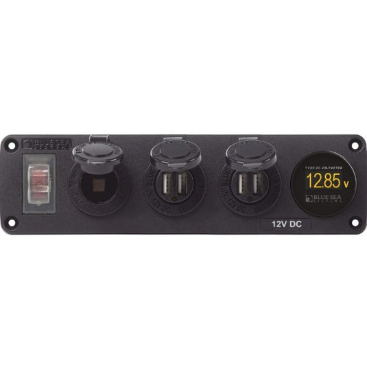 Genesis Offroad Four Socket Accessory Panel 171-12VP-4