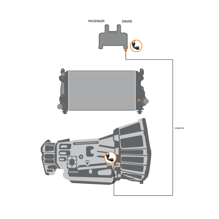 Load image into Gallery viewer, Fleece Performance | 2001-2010 GM 6.6L Duramax Replacement Transmission Line (LB7/LMM) - Long Line
