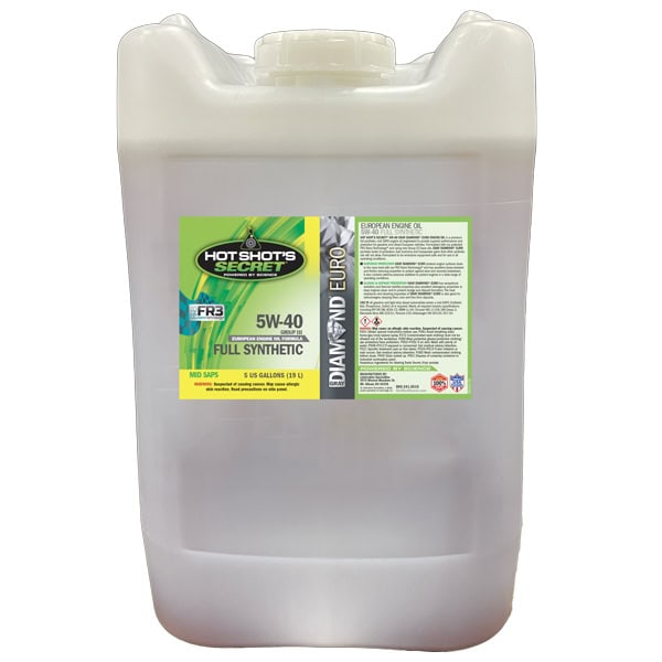 Hot Shot's Secret | Gray Diamond Euro 5W-40 Full Synthetic Motor Oil - 5 Gallon