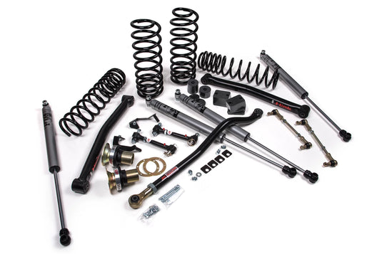 Fox | JKS 2018-2023 Jeep Wrangler JL J-Lander 3.5 Inch 4 Door With Fox 2.5 Performance Elite Shocks With HD Rate Coils