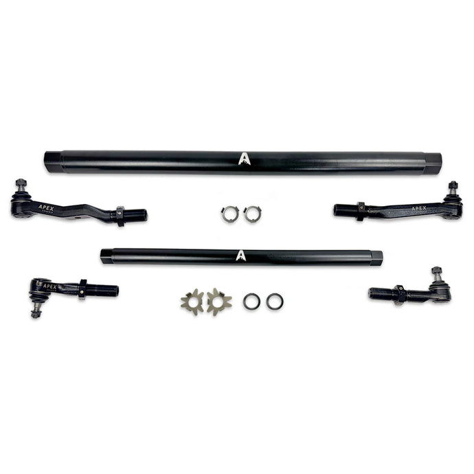 Apex Chassis | 2003-2012 Dodge Ram 2500 / 3500 4WD Pro Lock Steering Kit Steel (Without Pitman Arm)