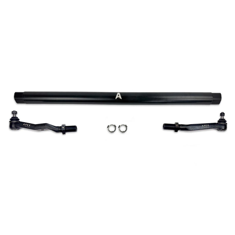 Load image into Gallery viewer, Apex Chassis | 2009-2012 Dodge Ram 2500 / 3500 4WD Pro Lock Tie Rod Kit Black Aluminum
