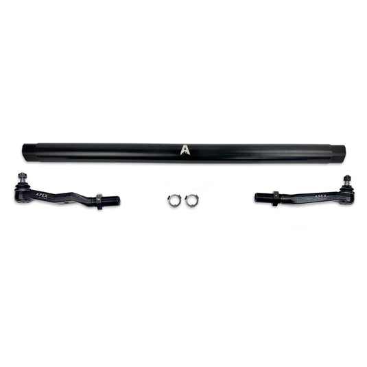 Apex Chassis | 2009-2012 Dodge Ram 2500 / 3500 4WD Pro Lock Tie Rod Kit Black Aluminum