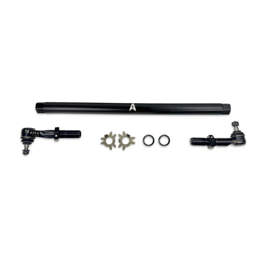 Apex Chassis | 2009-2012 Dodge Ram 2500 / 3500 4WD Drag Link Kit Black Aluminum