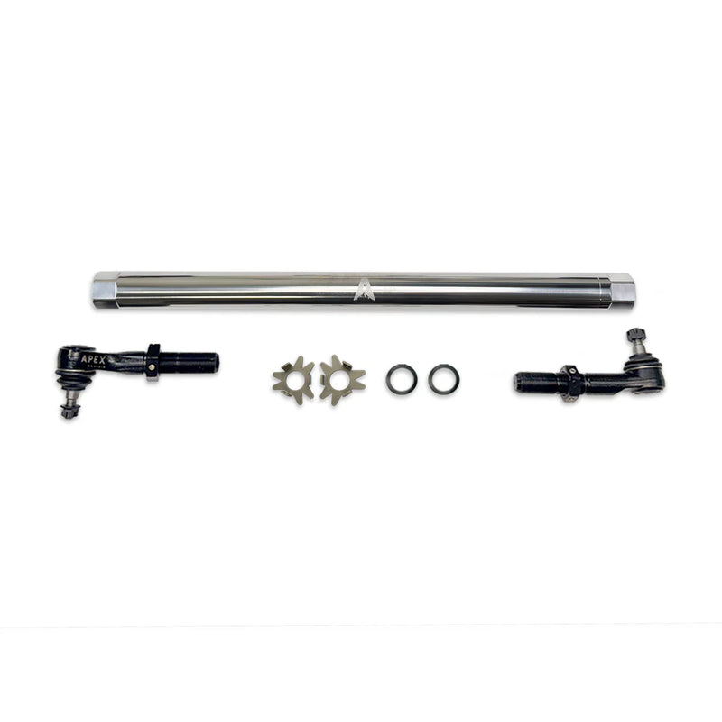 Load image into Gallery viewer, Apex Chassis | 2009-2012 Dodge Ram 2500 / 3500 4WD Drag Link Kit Polished Aluminum
