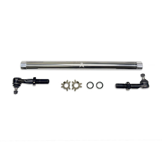 Apex Chassis | 2009-2012 Dodge Ram 2500 / 3500 4WD Drag Link Kit Polished Aluminum