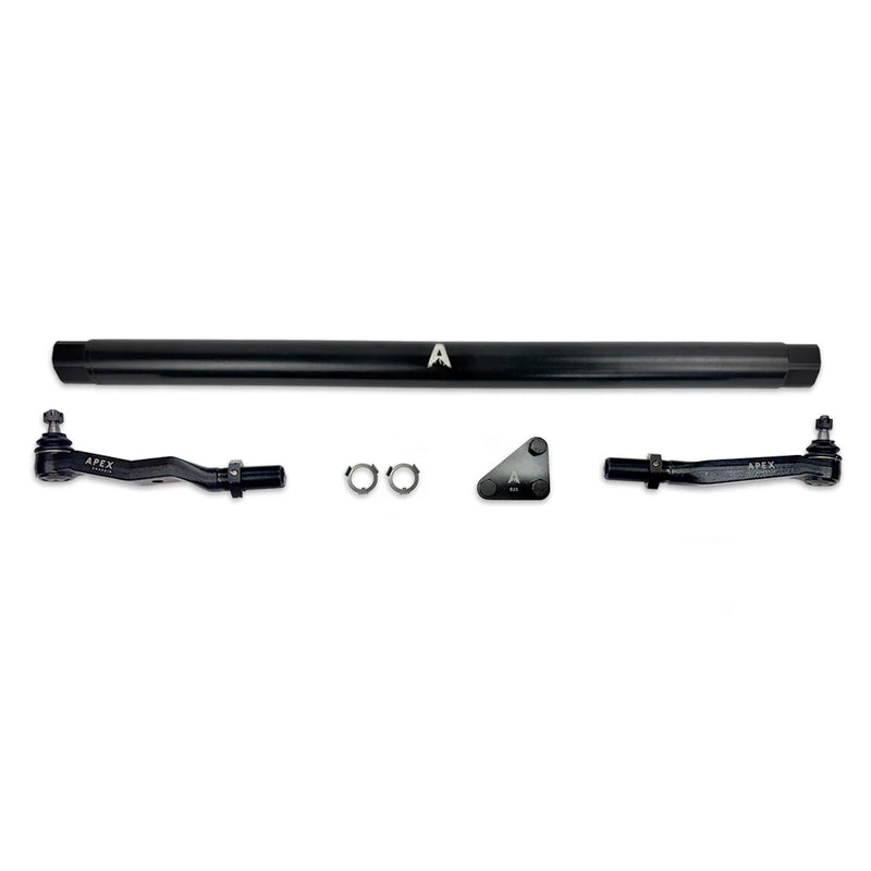 Load image into Gallery viewer, Apex Chassis | 2014-2024 Dodge Ram 2500 / 3500 4WD Pro Lock Tie Rod Kit Black Aluminum

