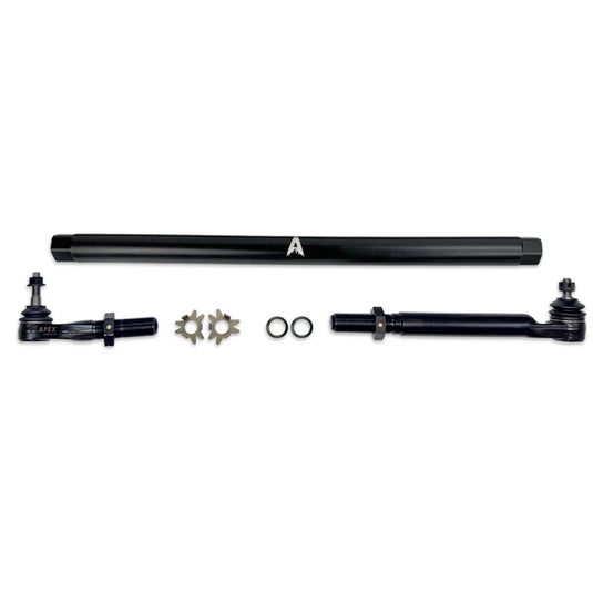 Apex Chassis | 2014-2024 Dodge Ram 2500 / 3500 4WD Drag Link Kit Black Aluminum