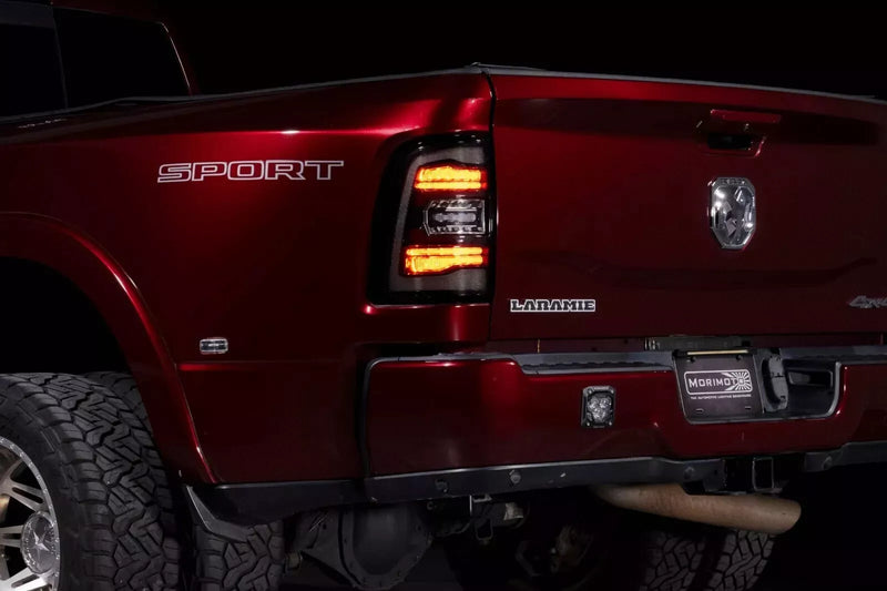 Load image into Gallery viewer, Morimoto | 2019-2024 Dodge Ram 2500 / 3500 XB LED Tail Light Set - Smoked
