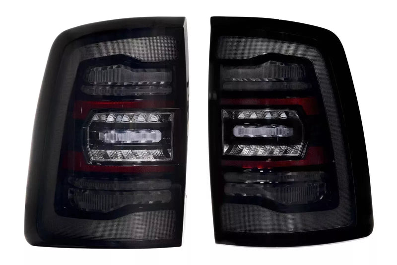 Load image into Gallery viewer, Morimoto | 2019-2024 Dodge Ram 2500 / 3500 XB LED Tail Light Set - Smoked
