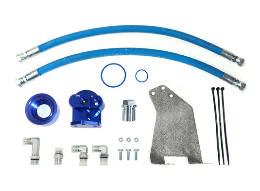 PacBrake 2010-2018 Dodge Ram 6.7L Cummins Remote Oil Filter Kit with Filter thread of 1 inch X 16 UN HP10593