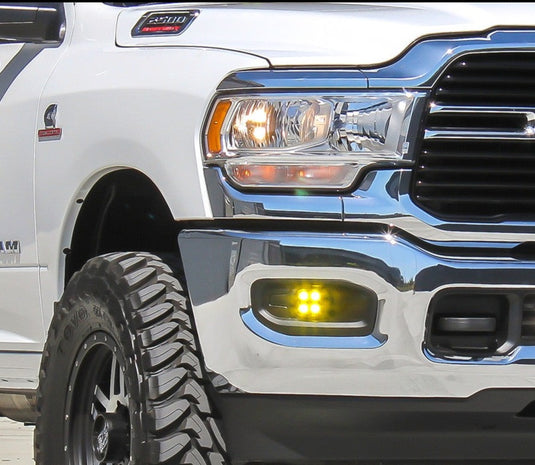 Baja Designs | 2019-2024 Dodge Ram 2500 / 3500 Big Horn Squadron Sport Amber Fog Pocket Light Kit