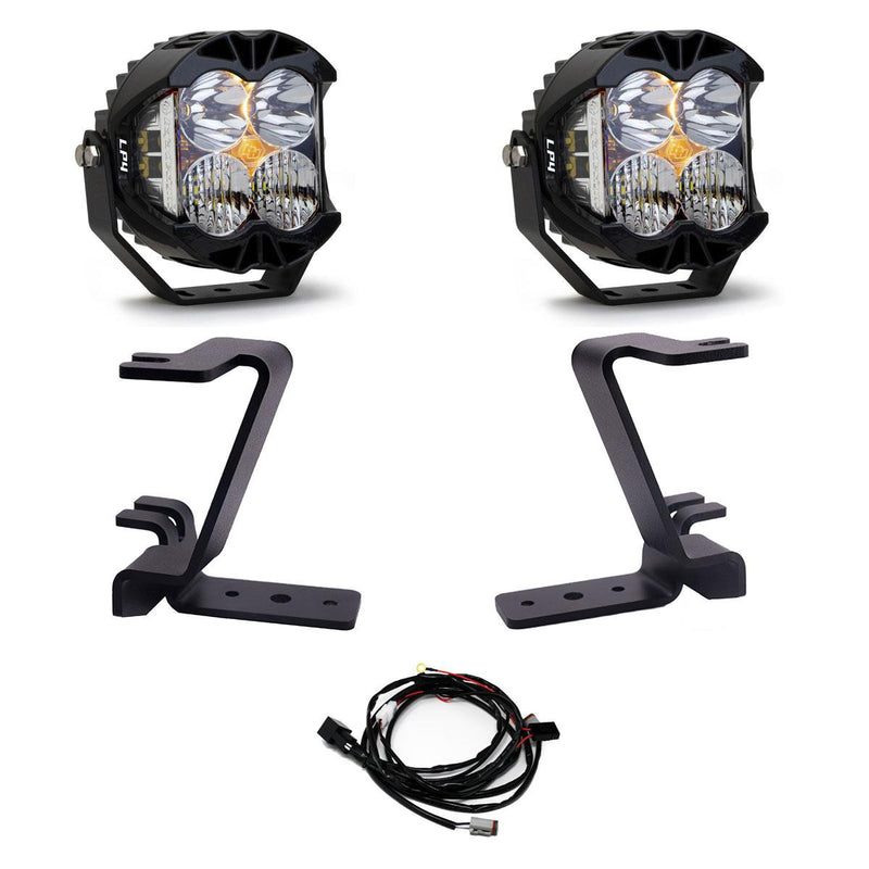 Load image into Gallery viewer, Baja Designs | 2023-2025 Ford Super Duty LP4 Clear Driving / Combo A-Pillar Light Kit W/ Toggle
