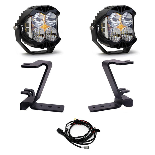 Baja Designs | 2023-2025 Ford Super Duty LP4 Clear Driving / Combo A-Pillar Light Kit W/ Toggle