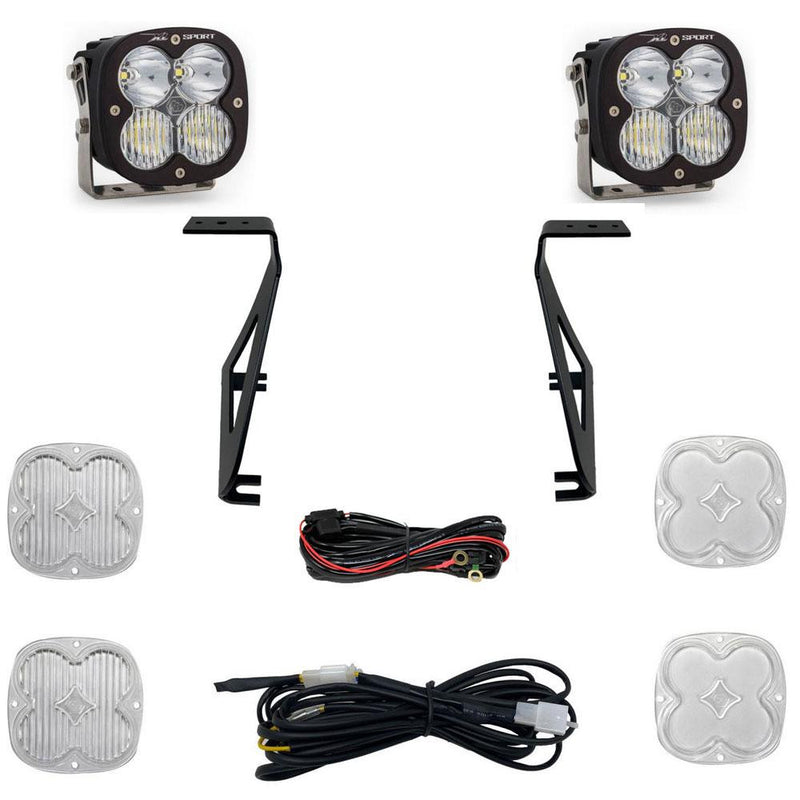 Load image into Gallery viewer, Baja Designs | 2021-2023 Ford Raptor XL Sport Clear Driving / Combo A-Pillar Light Kit
