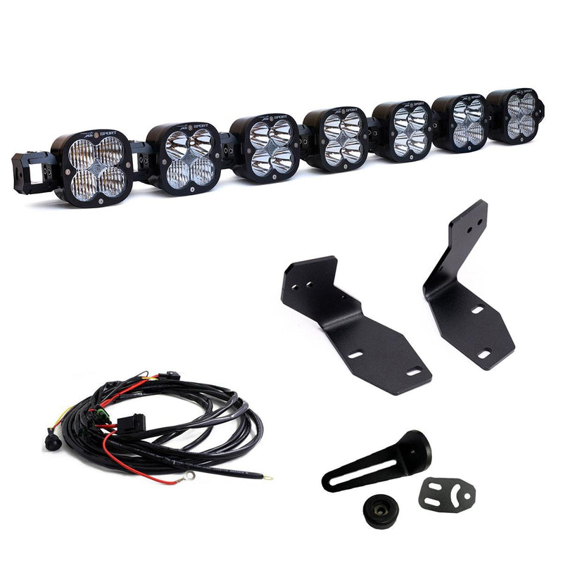 Load image into Gallery viewer, Baja Designs | 2023-2025 Ford Super Duty 7XL Clear Multi-Pattern Linkable Bumper Light Kit W/ Toggle
